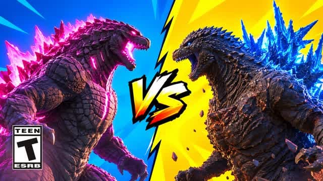 🦎 Legendary VS Japanese Godzilla 🦖 — Fortnite Creative map cover art
