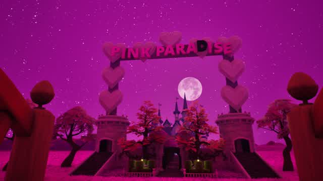 💗🍓 Pink Berriee Paradise 🍓💗 — Fortnite Creative map cover art