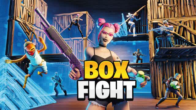 BOXFIGHTS FREE FOR ALL — Fortnite Creative map cover art