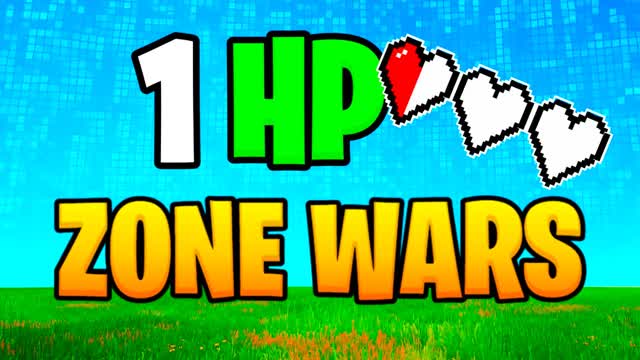 1 HP ZONE WARS — Fortnite Creative map