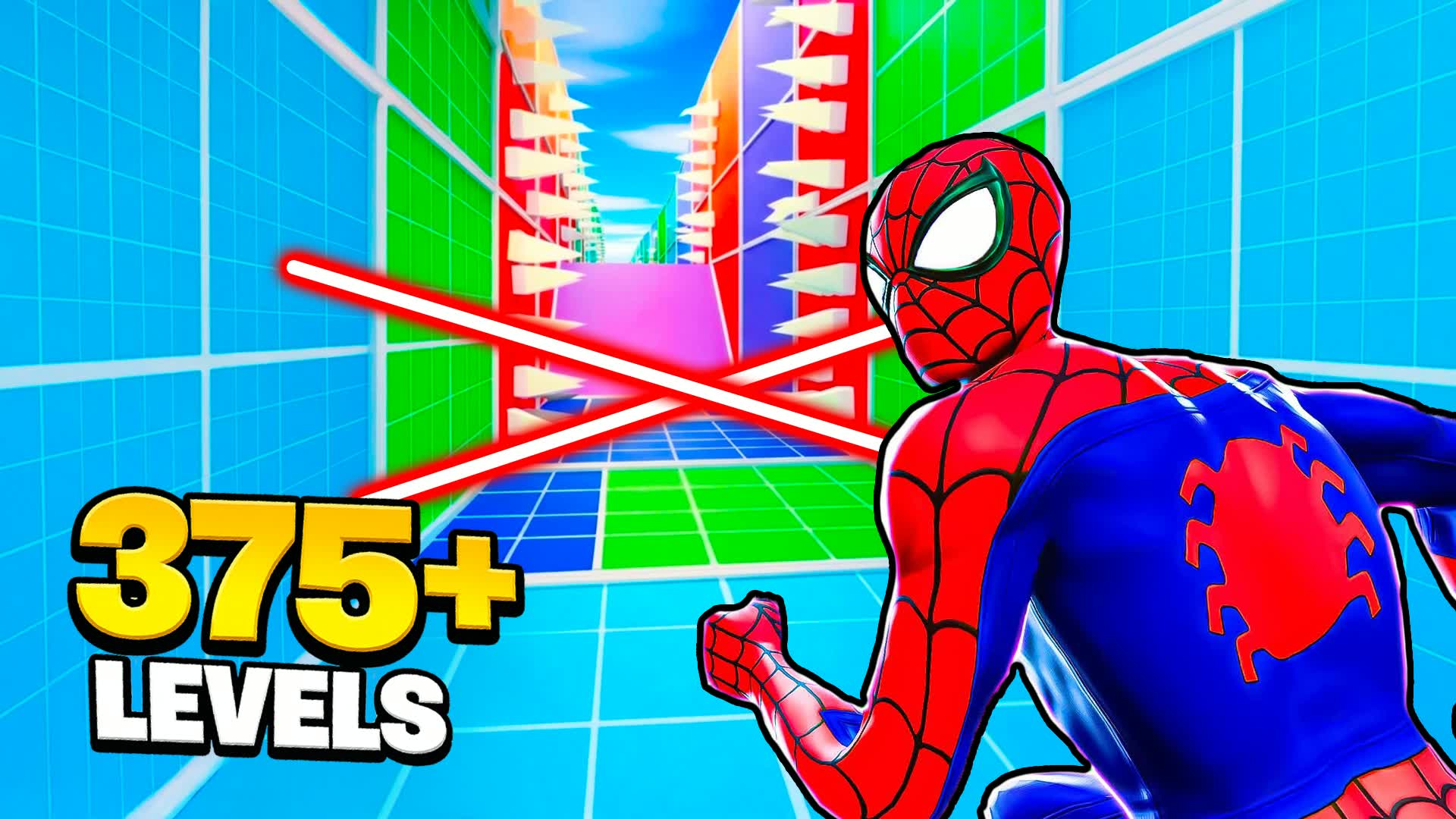 CRAZY PARKOUR 375+⭐CSAMI⭐ — Fortnite Creative map