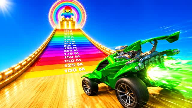 SUPER RAMP CAR🚀 — Fortnite Creative map cover art