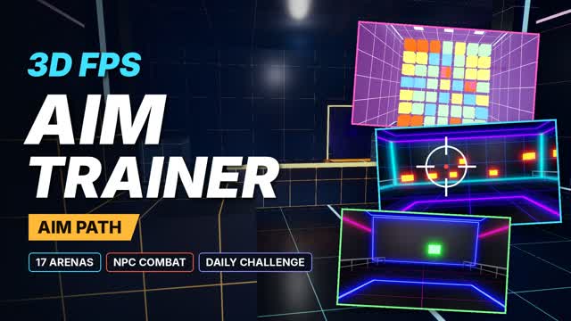 3D FPS AIM TRAINER – AIM PATH — Fortnite Creative map