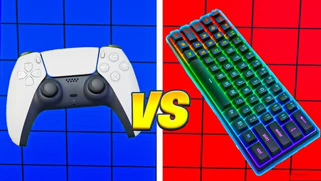 CONTROLLER VS KEYBOARD - RED VS BLUE🔴🔵 — Fortnite Creative map