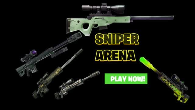 SNIPER ARENA — Fortnite Creative map cover art