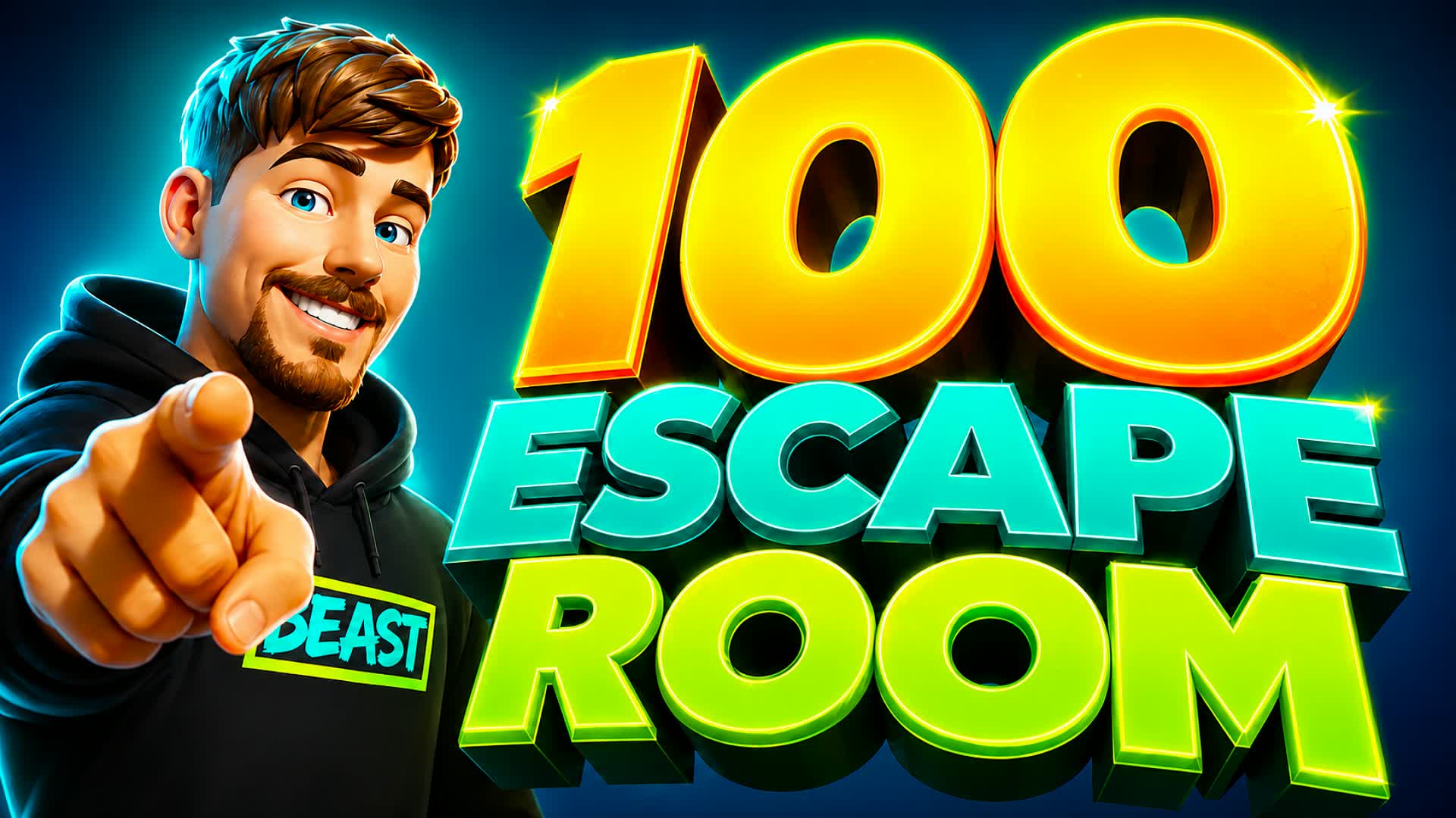 100 TUBER ESCAPE ROOM — Fortnite Creative map