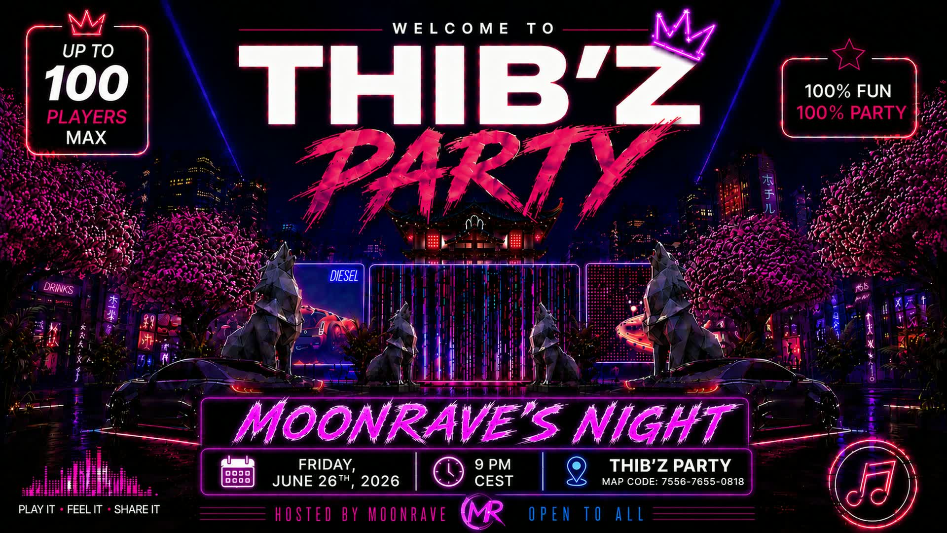 Thib'z PARTY 🎉 — Fortnite Creative map