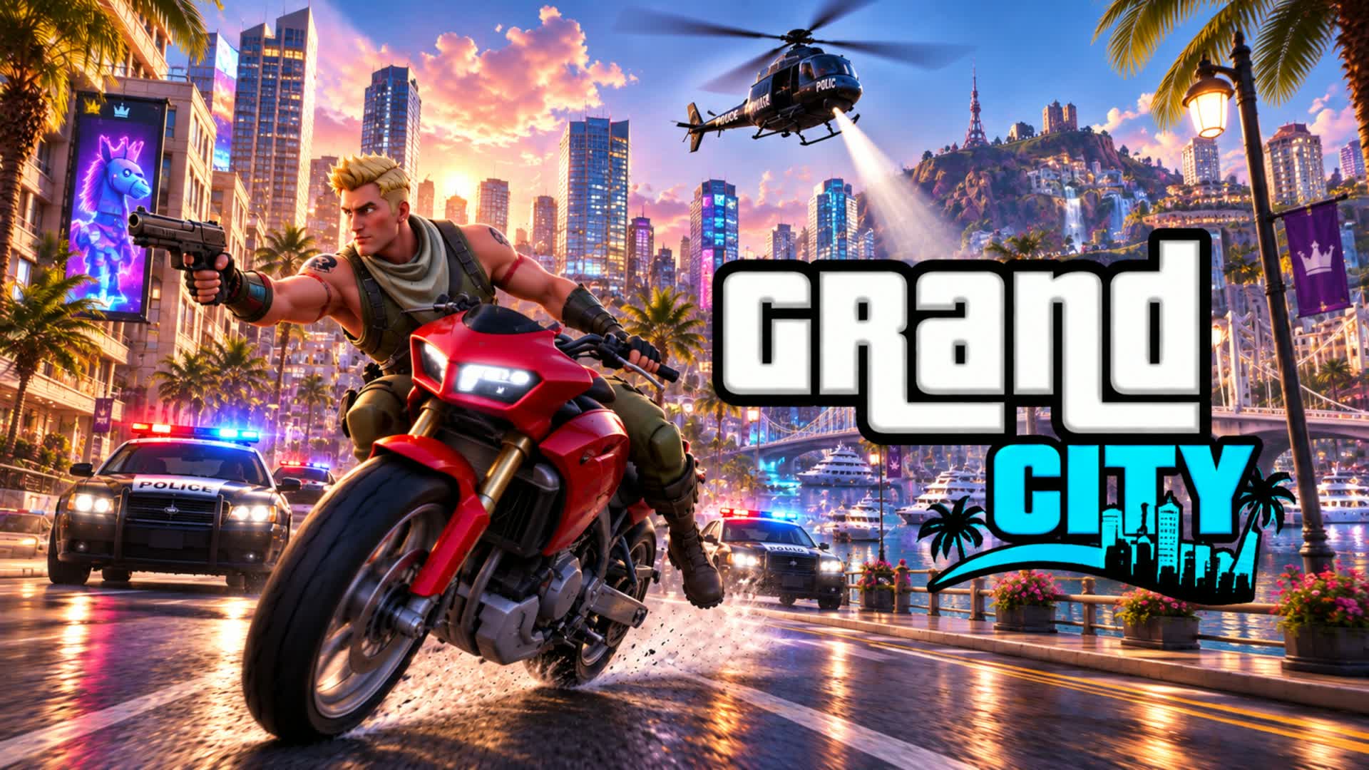 GRAND DRIVE CITY — Fortnite Creative map