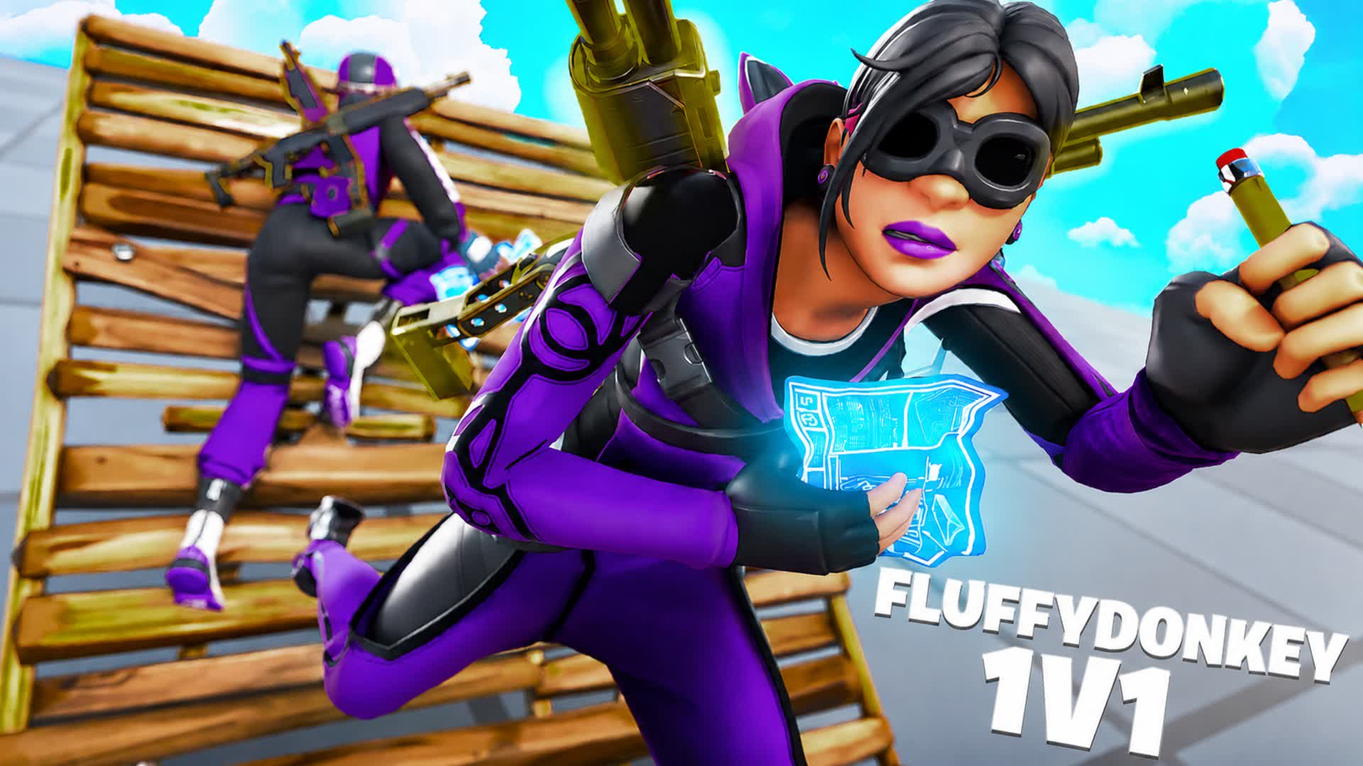 Fluffydonkey 1V1 — Fortnite Creative map