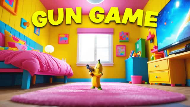 ⭐️TOY GUN GAME💥ONE SHOT — Fortnite Creative map cover art