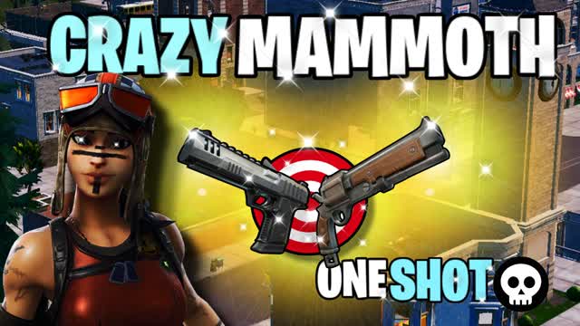 MAMMOUTH - ONE SHOT🎯 — Fortnite Creative map cover art