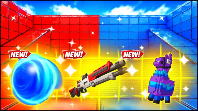 RED VS BLUE HINTERLAND 🔴🔵 — Fortnite Creative map