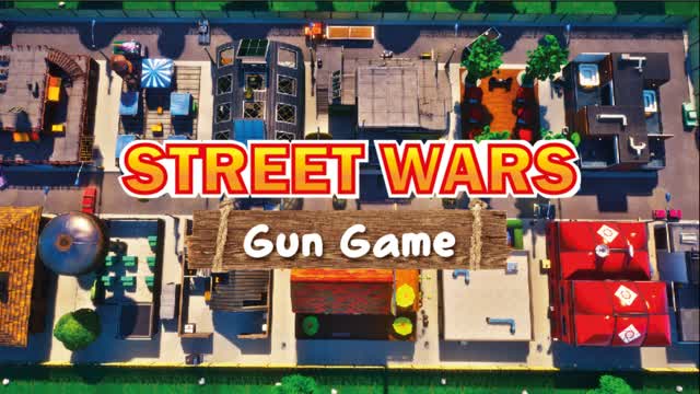 Street Wars Gun Game — Fortnite Creative map cover art