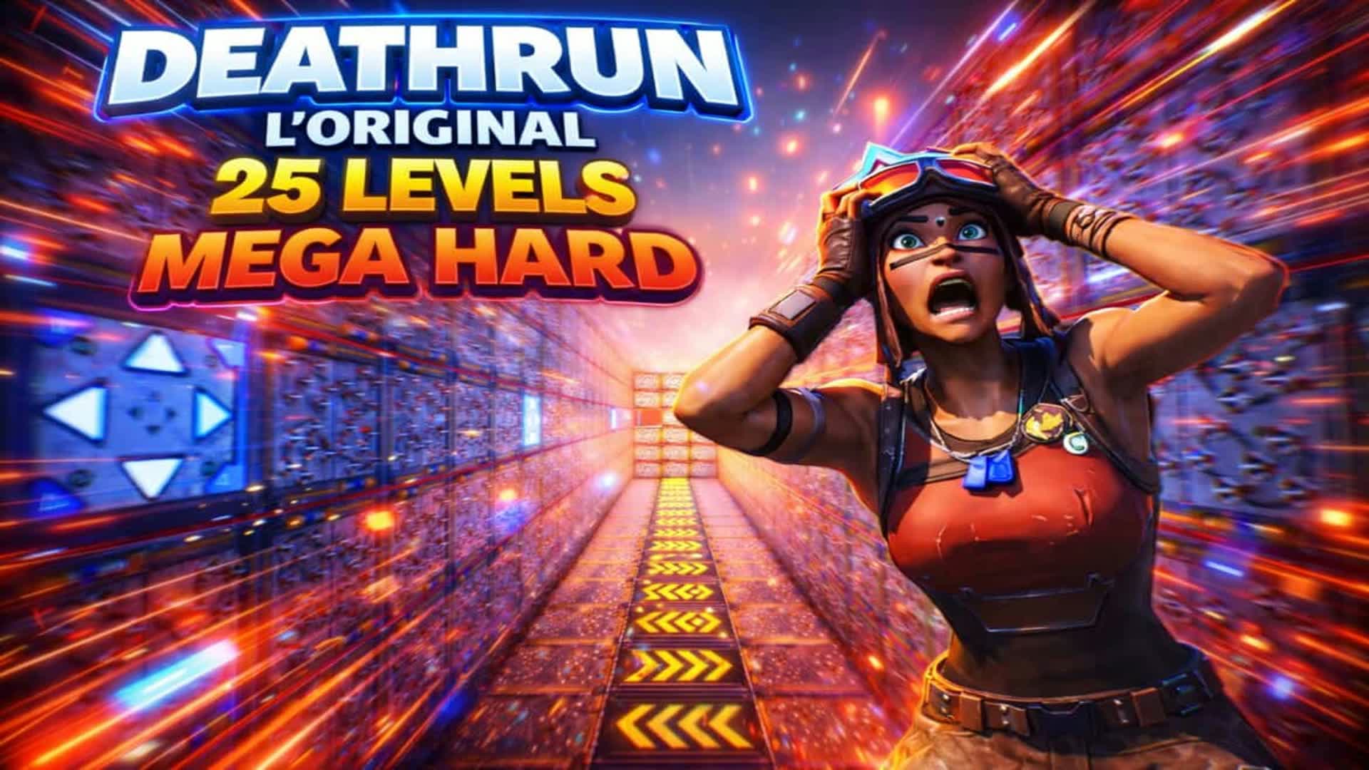 Deathrun 25 Levels Mega Hard — Fortnite Creative map