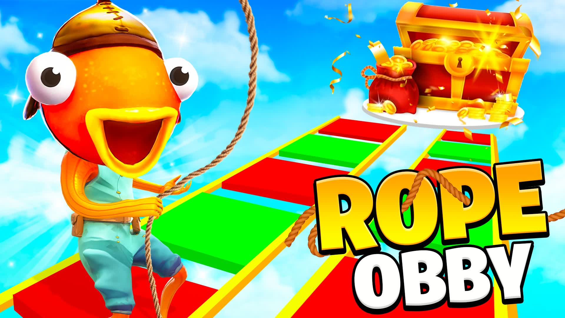 ROPE OBBY — Fortnite Creative map