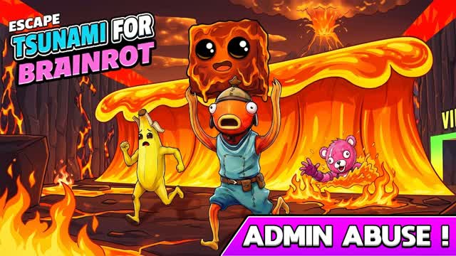 ESCAPE TSUNAMI FOR THE BRAINROTS — Fortnite Creative map