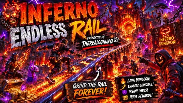 INFERNO ENDLESS RAIL — Fortnite Creative map