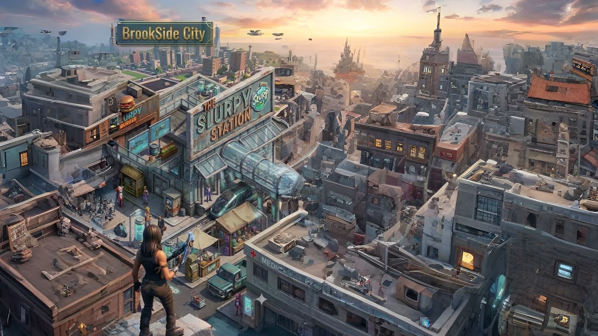 Brookside City — Fortnite Creative map