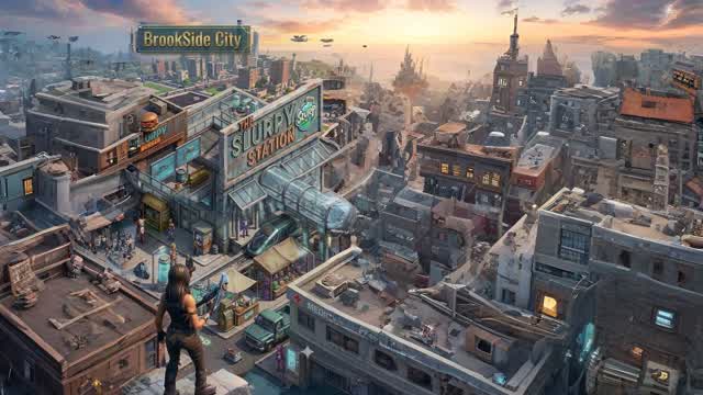 Brookside City — Fortnite Creative map cover art