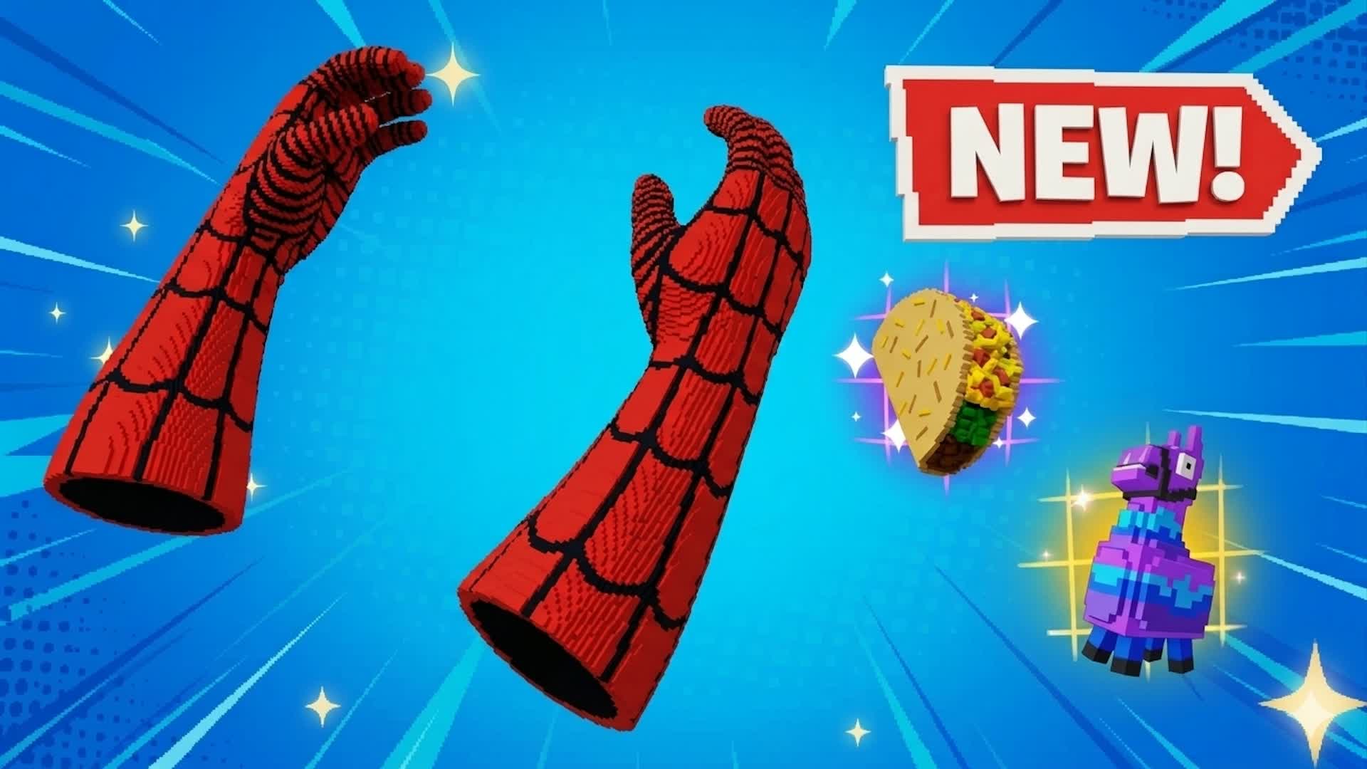 INSANE SPIDER-MAN RED VS BLUE 50V50 🔴🔵 — Fortnite Creative map
