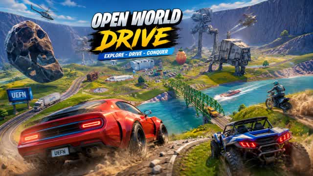 OPEN WORLD DRIVER — Fortnite Creative map