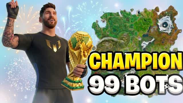 99 BOTS CHAMPION🏆 — Fortnite Creative map cover art