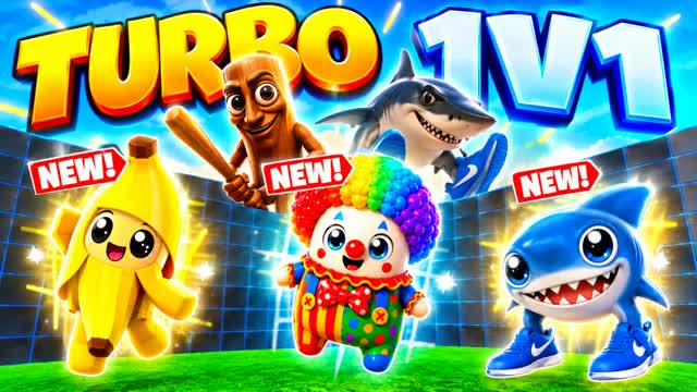 TURBO 1V1 WITH EVERY GUN — Fortnite Creative map