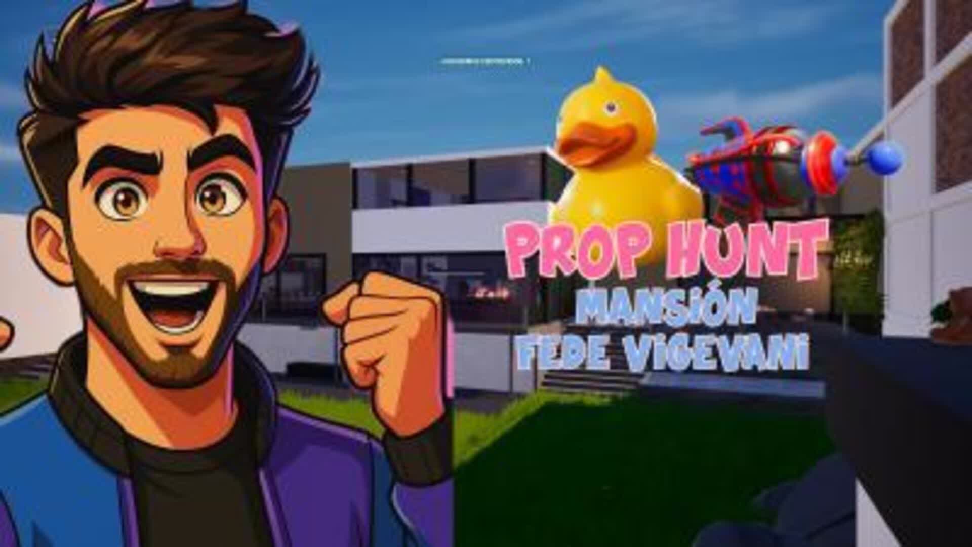 Prop hunt mansion fede vigevani — Fortnite Creative map