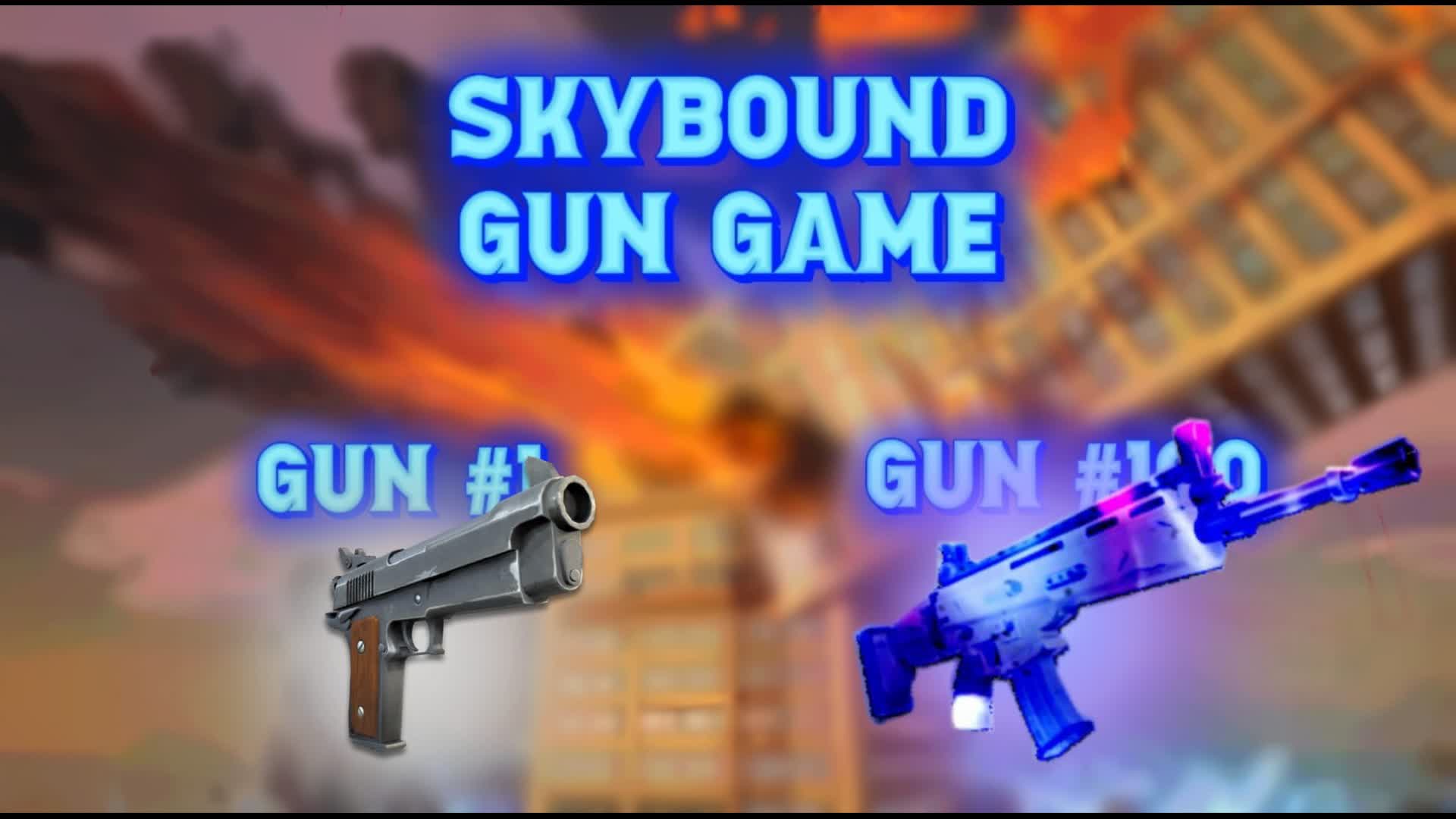 Skybound Gun Game — Fortnite Creative map