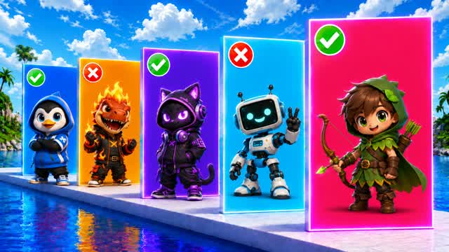 GUESS THE LOGO CORRECT — Fortnite Creative map cover art