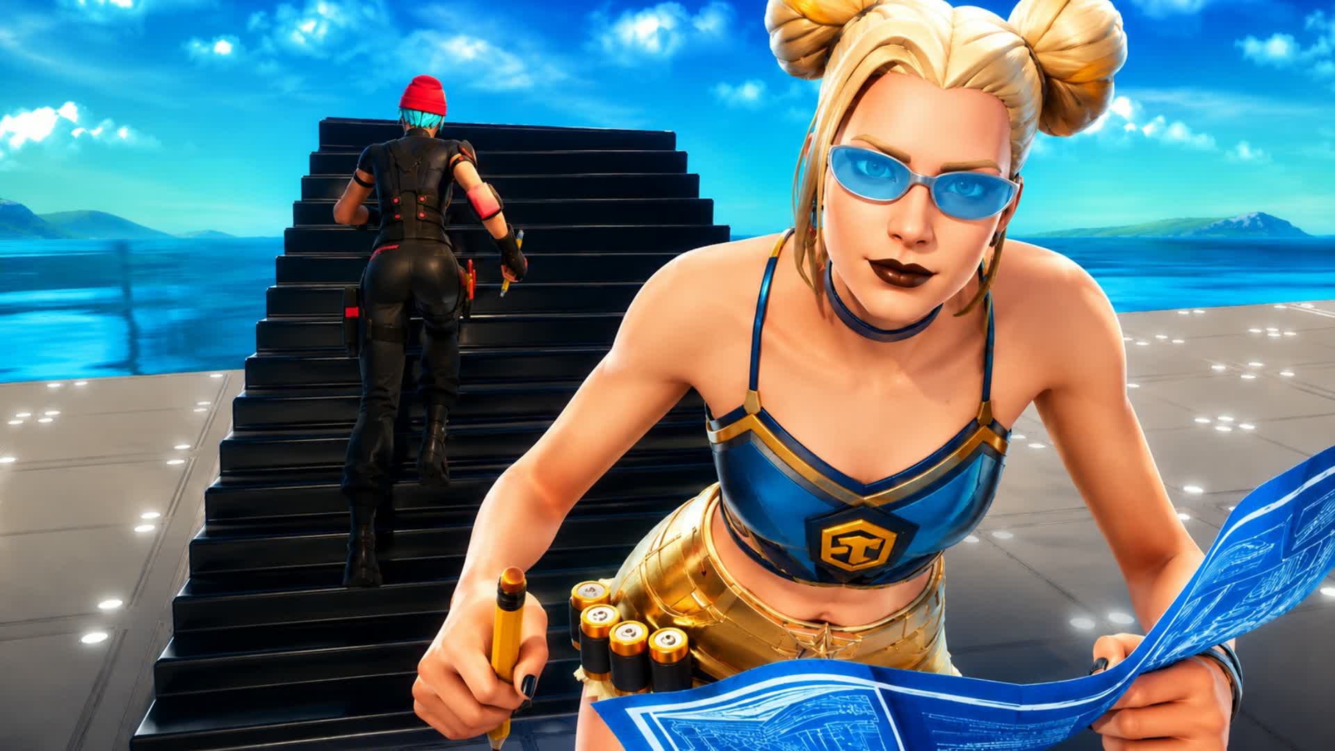 1V1 BUILD FIGHTS [DEFEGIO] — Fortnite Creative map