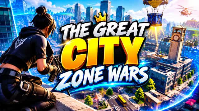 THE GREAT CITY ZONEWARS — Fortnite Creative map