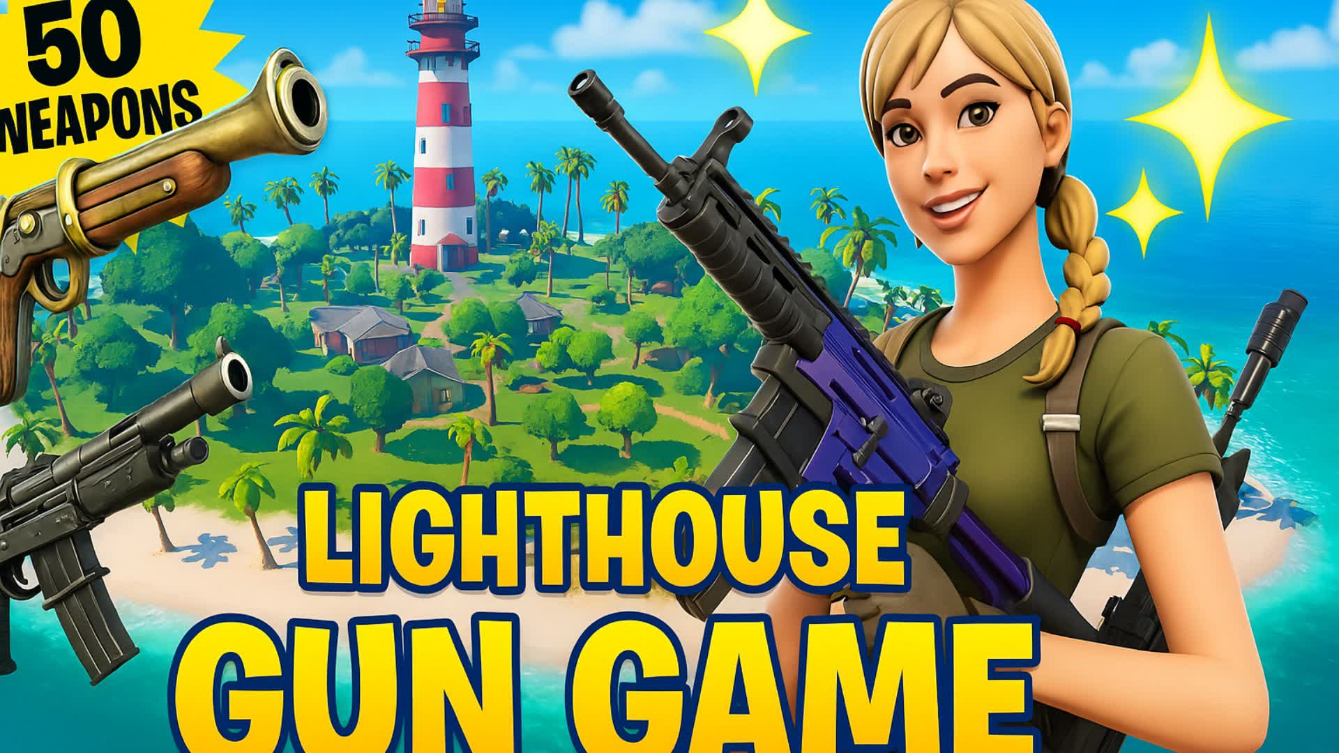 🌴 GUN GAME LIGHTHOUSE 🌴 — Fortnite Creative map