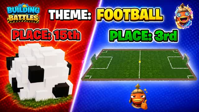 BUILDING BATTLES 🏗️ BUILD • VOTE • WIN — Fortnite Creative map cover art
