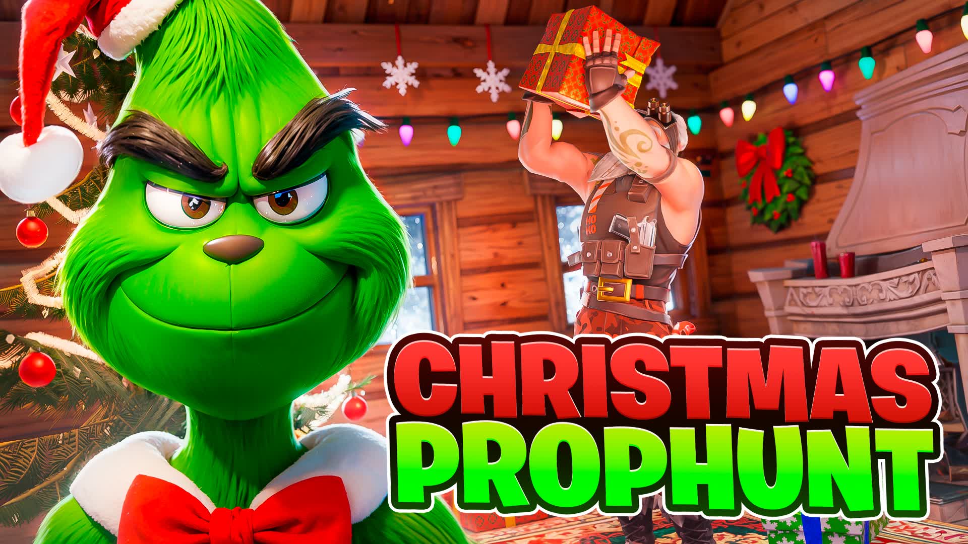 🎄CHRISTMAS PROP HUNT IN SANTA HOUSE 🎄 — Fortnite Creative map