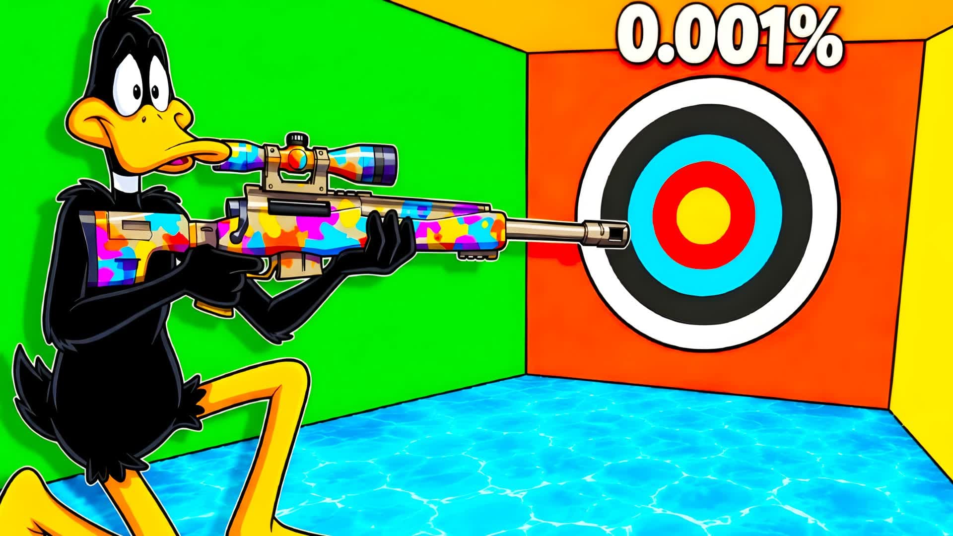 🎨 COLOR TRICKSHOT PARKOUR LOOKS CRAZY — Fortnite Creative map