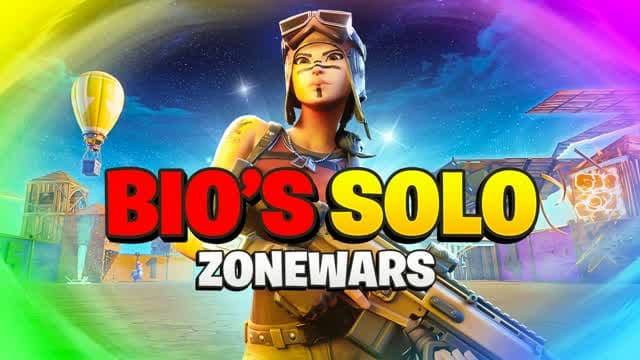💜BIOS SOLO - ZONE WARS🌀 — Fortnite Creative map cover art