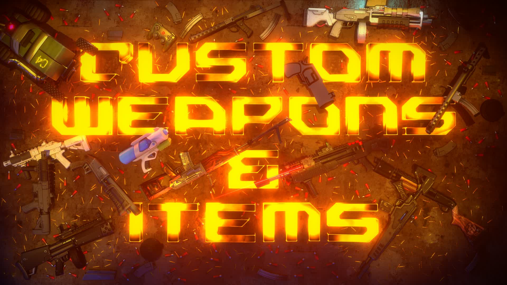 Custom Weapons & Items | Free For All — Fortnite Creative map