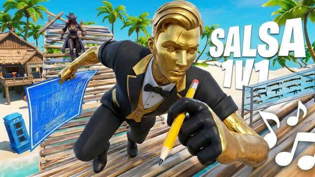 1v1 SALSA PARADISE🏜️ — Fortnite Creative map cover art
