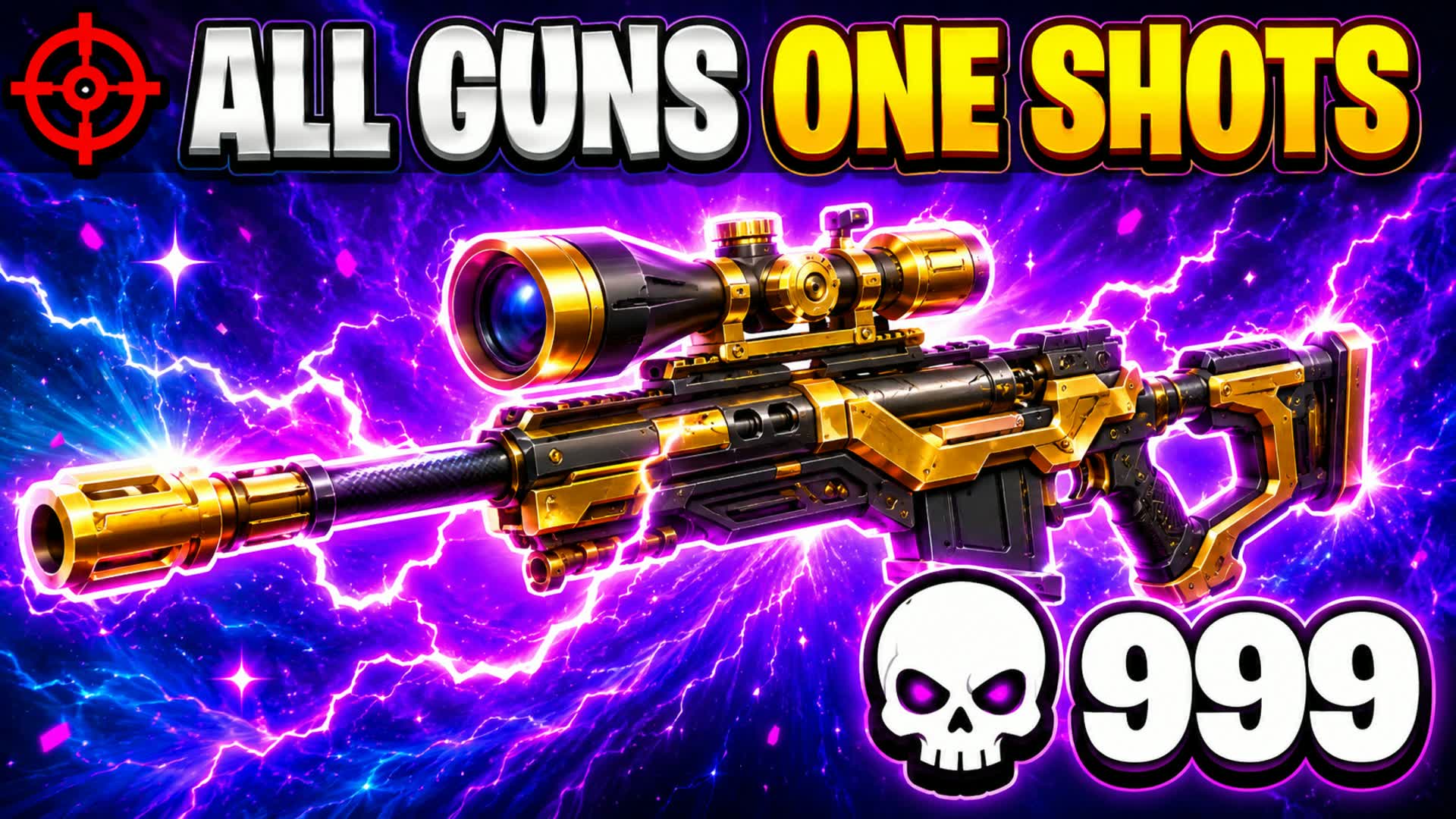 ALL GAME ONE SHOTS — Fortnite Creative map