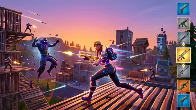 FPS CHAOS CITY: GUN GAME LADDER 🌆 — Fortnite Creative map