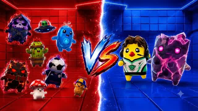 RED VS BLUE🔴🔵BEST SPRITES — Fortnite Creative map cover art