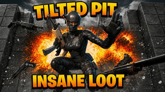 The Pit Tilted FFA — Fortnite Creative map cover art