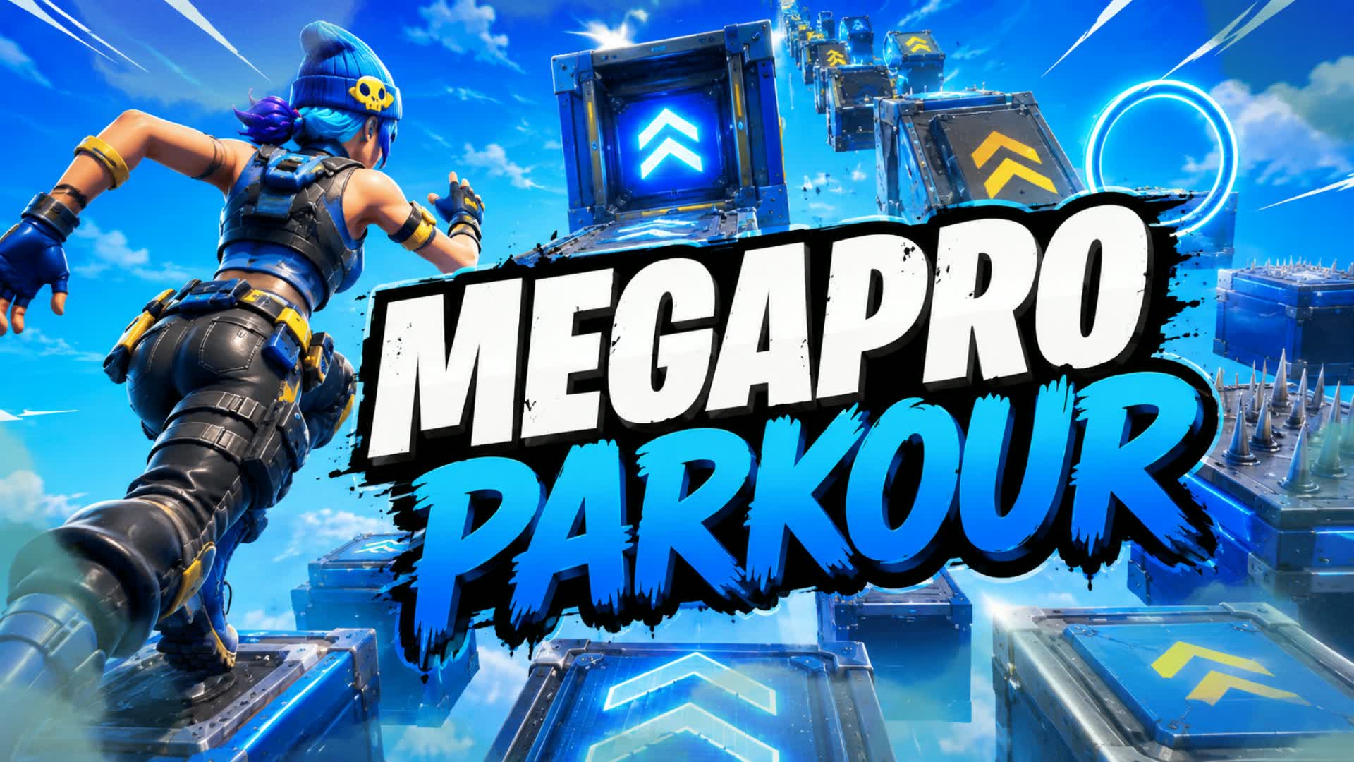 MegaPro Parkour — Fortnite Creative map