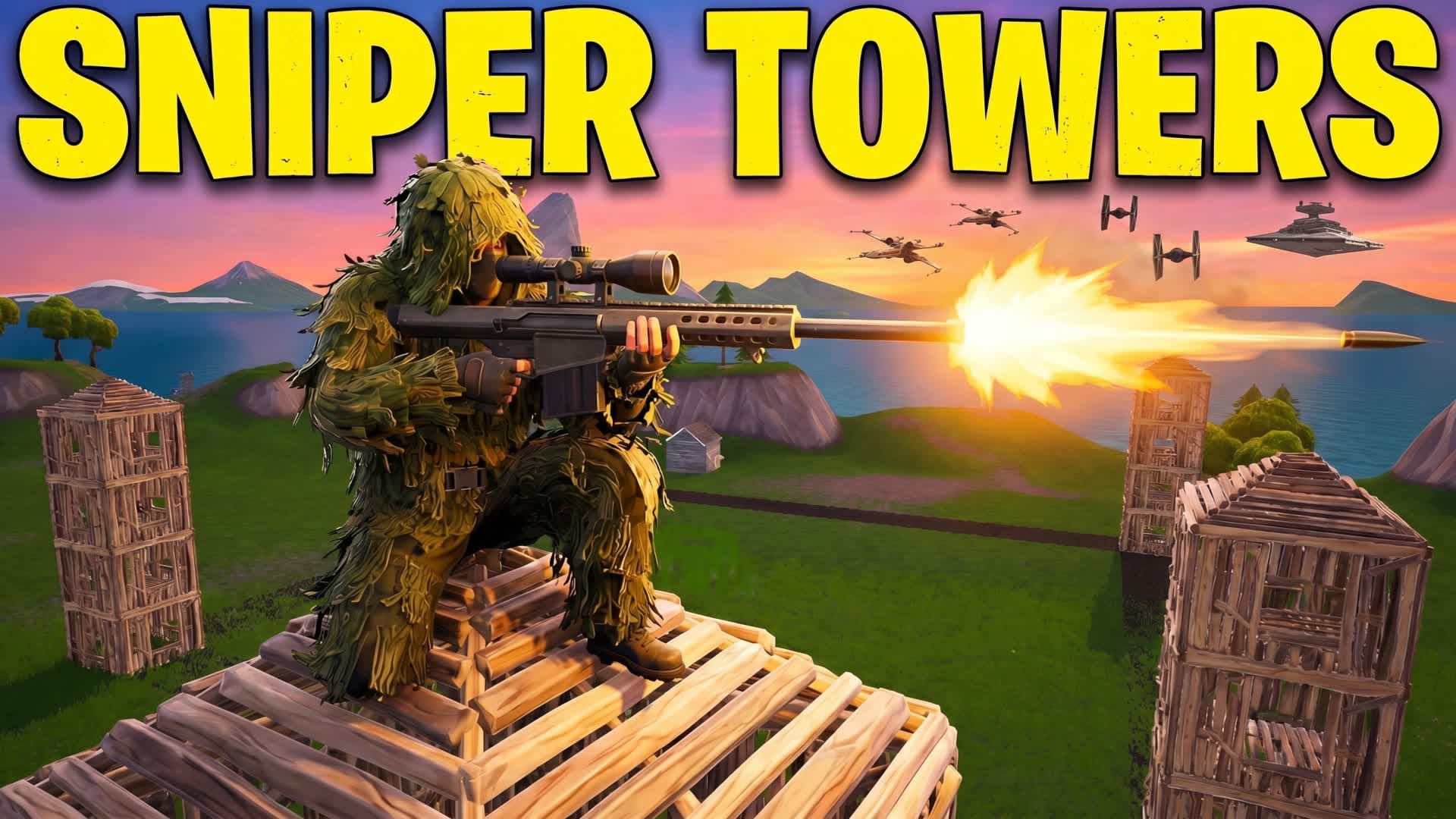 Sniper Towers — Fortnite Creative map