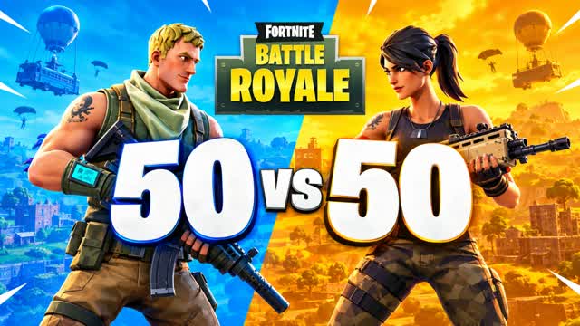 50 VS 50 ( INFINITY ) — Fortnite Creative map cover art