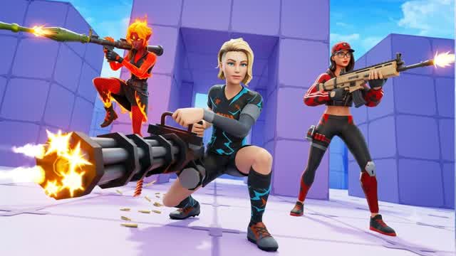 FOOT RED VS BLUE BALL — Fortnite Creative map
