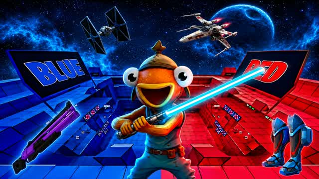 BEST RED VS BLUE STAR WARS — Fortnite Creative map