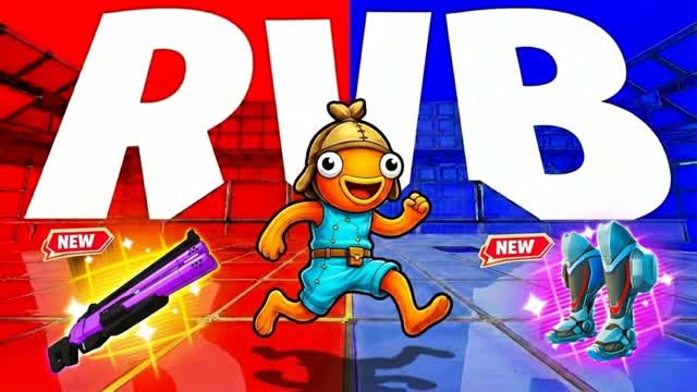 NEW MEGA RED VS BLUE RVB — Fortnite Creative map