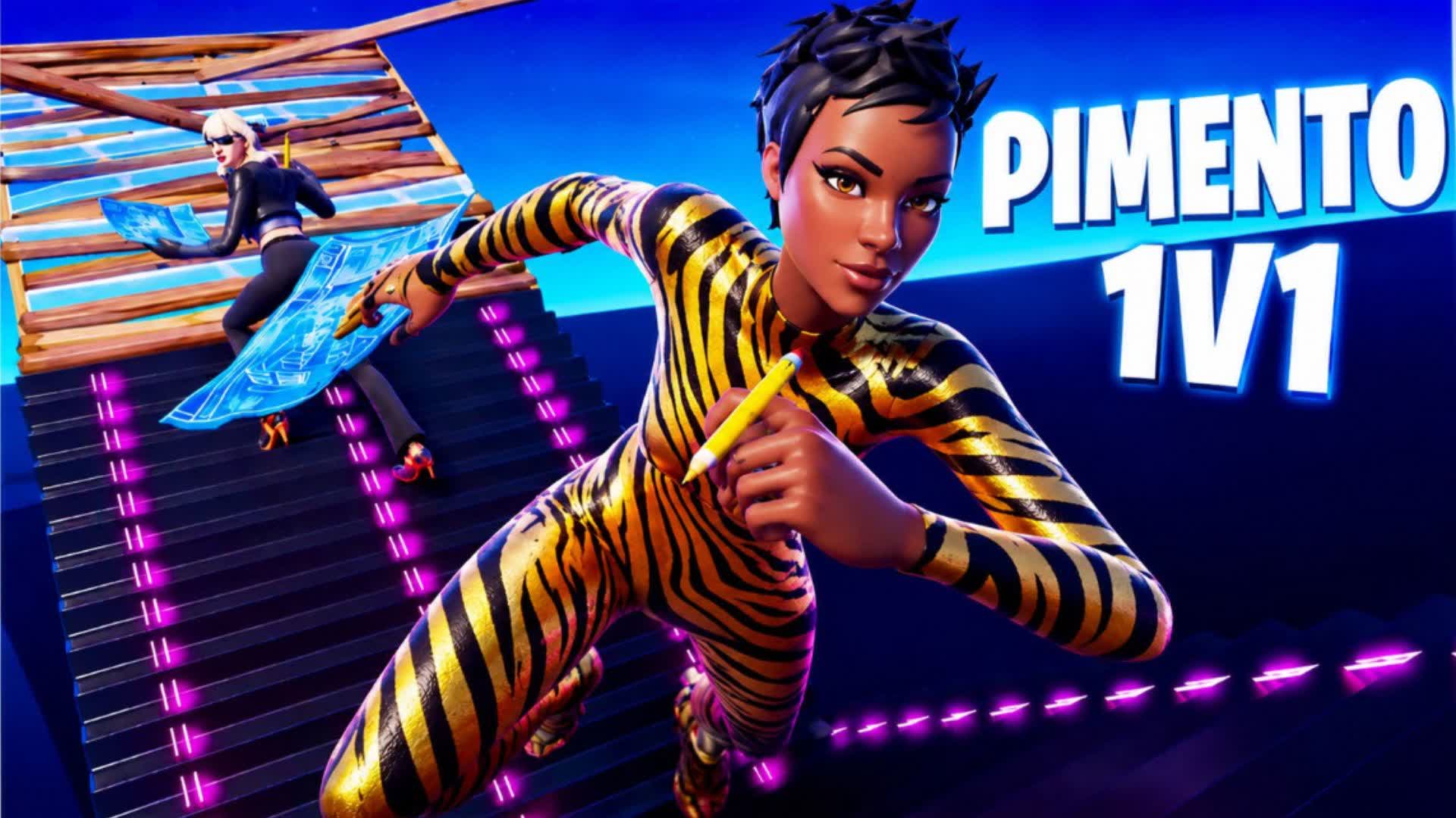 1v1 Pimento Ranked Training — Fortnite Creative map